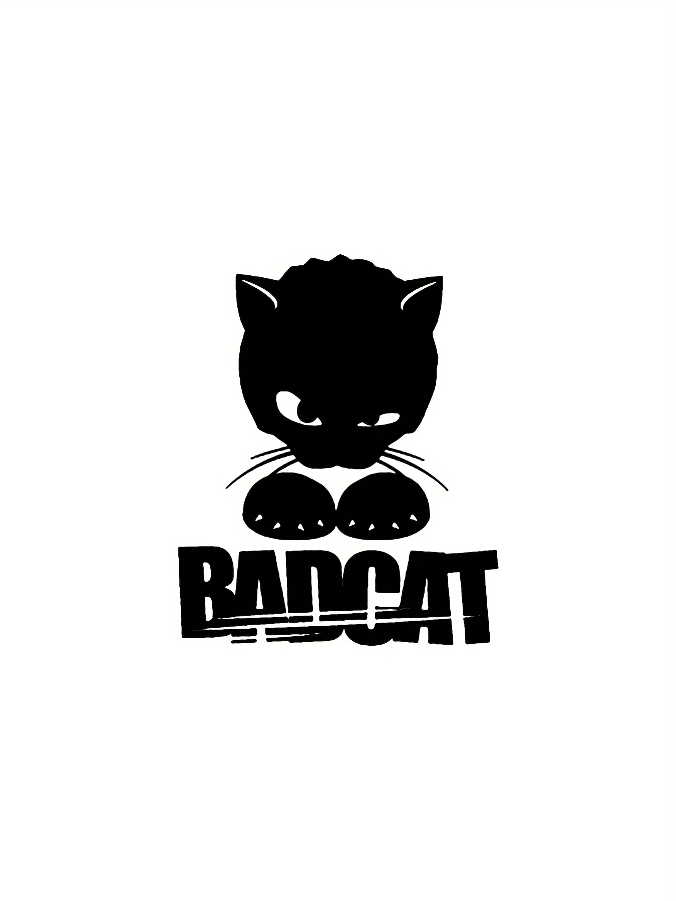 Bad Cat Padrão Simples, Camiseta Masculina De Verão, Blusas Masculinas Com  Gola Redonda Gráfica Combinadas - Temu Portugal