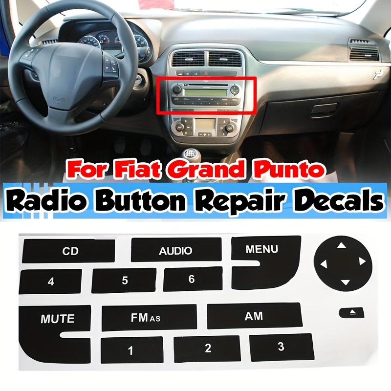 Multimedia Radio CD Auto Knopf Reparatur Aufkleber Auto Klimaanlage Panel  Renovierung Aufkleber Auto Knopf Dekoration Aufkleber - Temu Germany