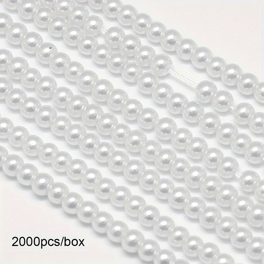 3mm PureCrystal 5809 Mini Round beads without hole - White Pearl x25 -  Perles & Co