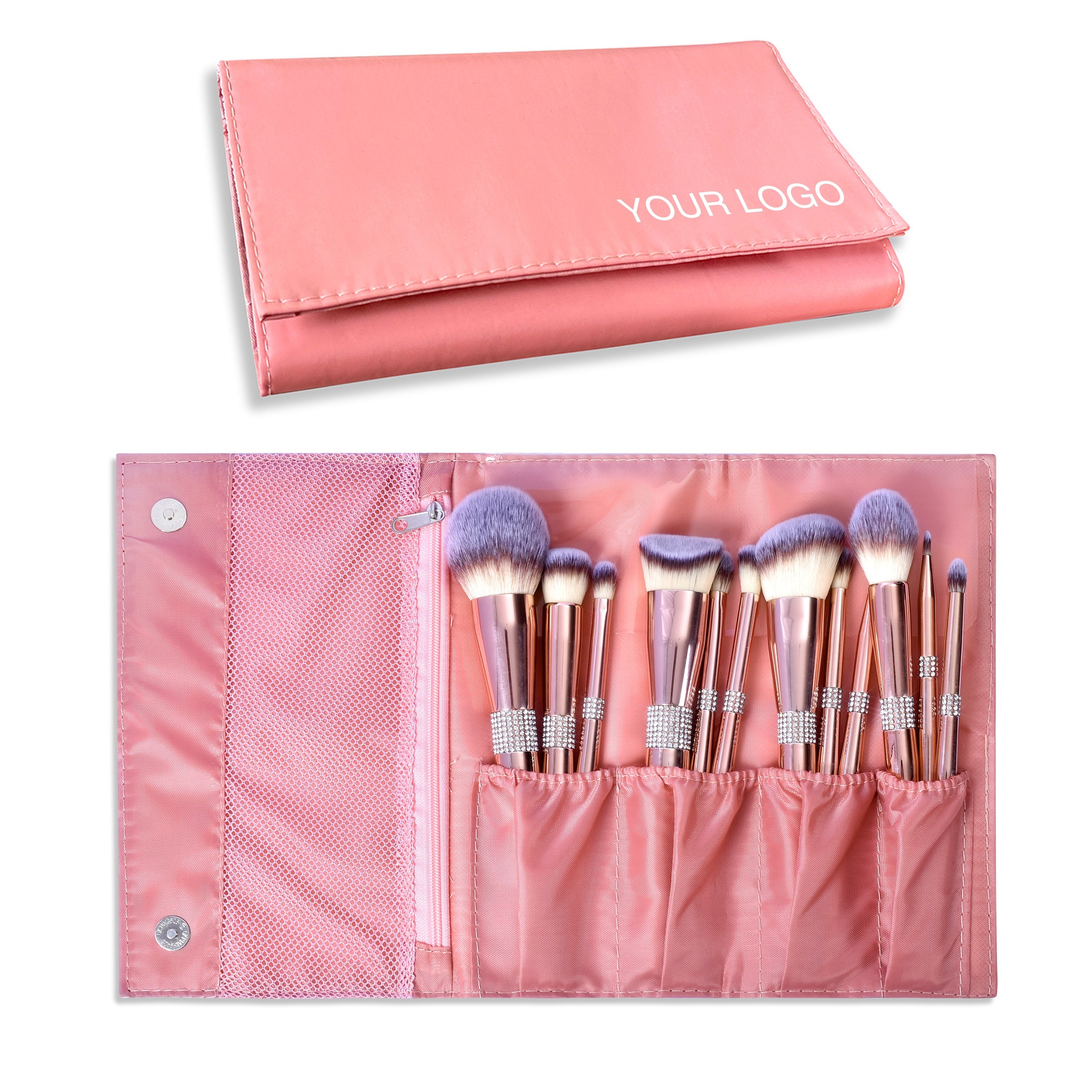 Pennelli Trucco 12/14 Pezzi Setole Sintetiche Premium Set - Temu Italy