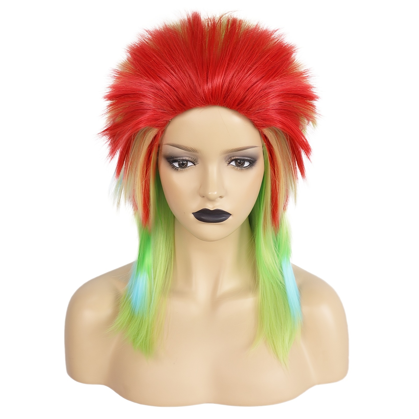 Multi color deals cosplay wigs