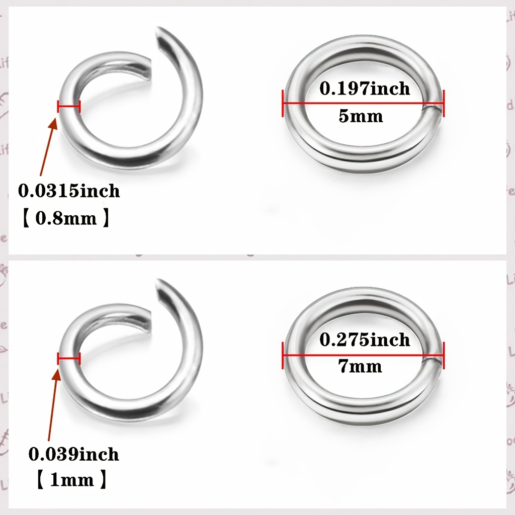 stainless steel jump ring diy jewelry