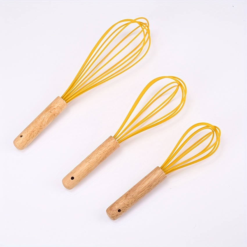 Egg Beater, Mini Silicone Egg Whisk, Manual Egg Beater, Multifunctional Egg  Whisk For Whisking Blending Beating Frothing, Egg Beater For Baking, Kitchen  Baking Gadgets - Temu