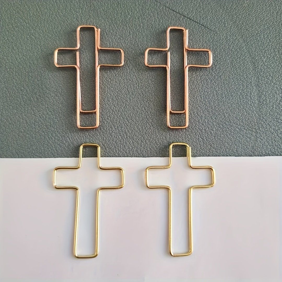 Cross shaped Paper Clips Fun Office Supplies For School - Temu