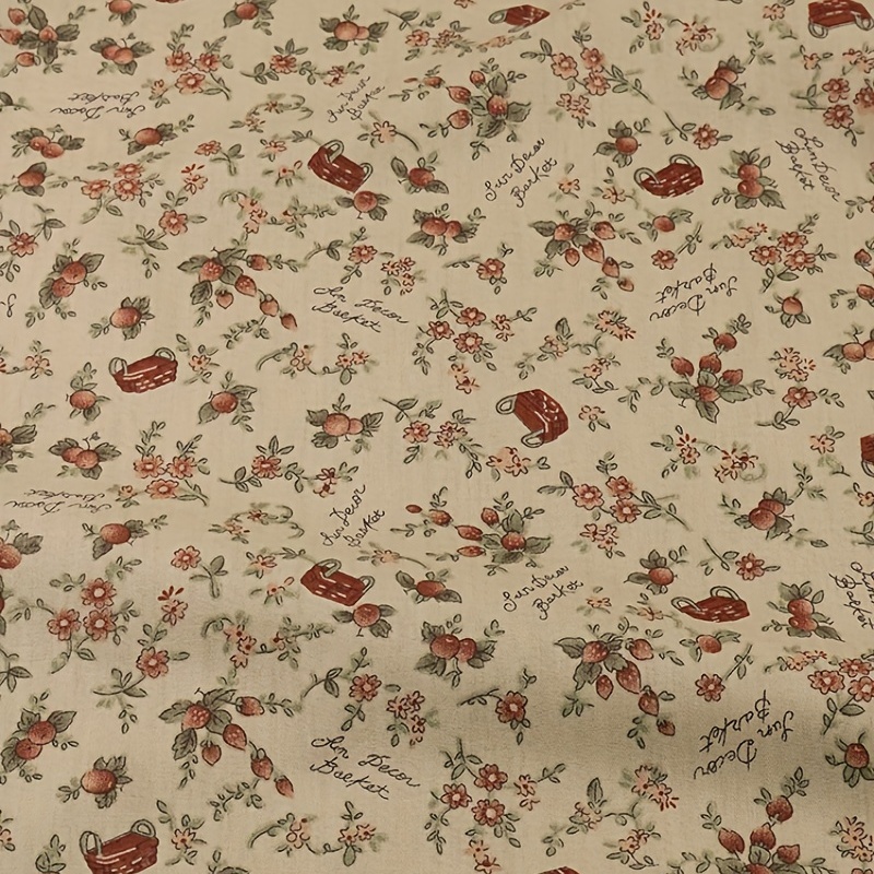 Fabric Remnants Scraps 100% Cotton Vintage Floral Material Bundle Offcuts  ,DIY Scrapbooking Artcraft Random Color(50Pcs) 