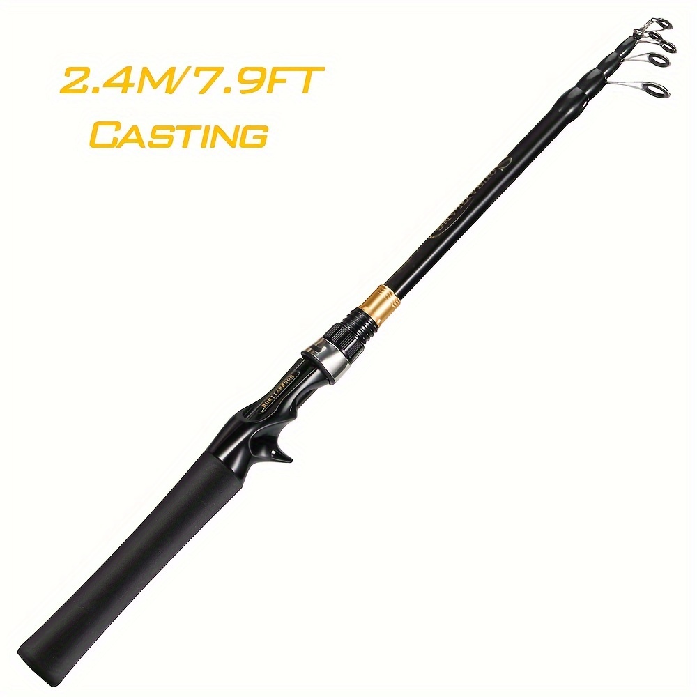  Fishing Pole Carbon Casting Fishing Rod Telescopic