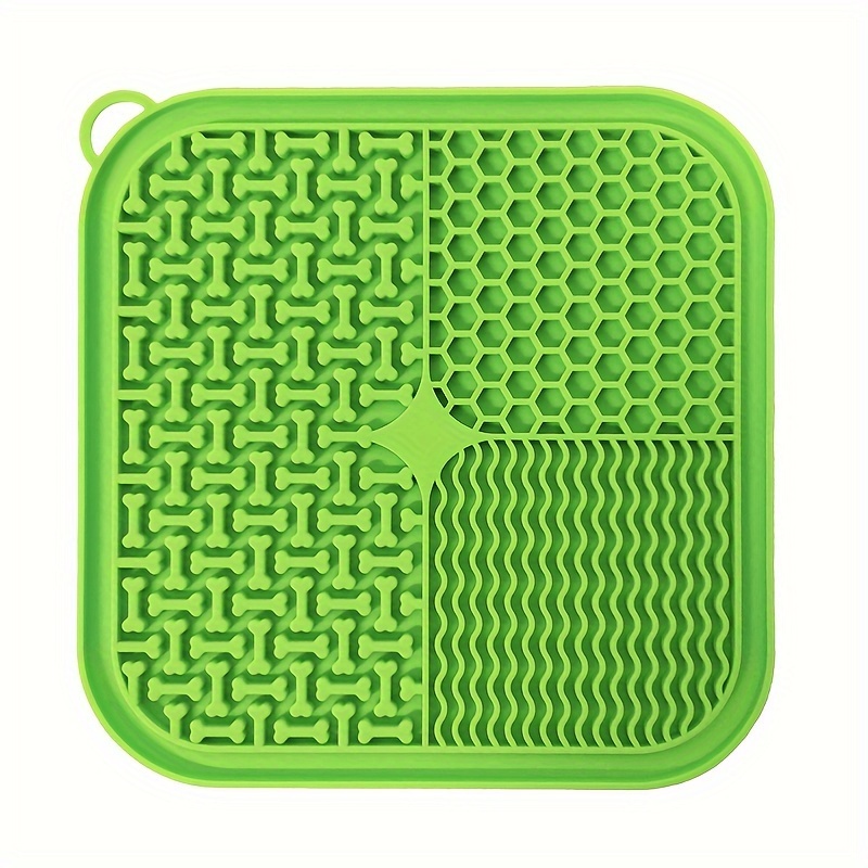 Pet Feeding And Bathing Distraction Pad Slow Feeder Mat With - Temu