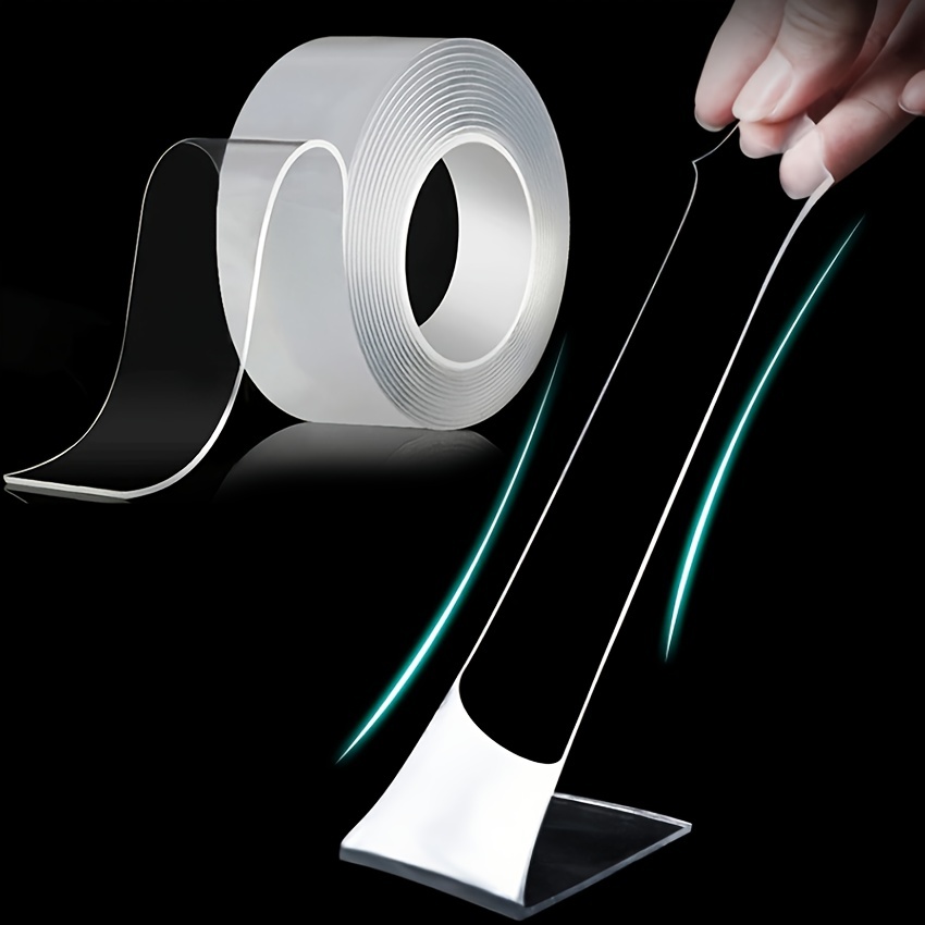 Nano Tape: Double sided Transparent Reusable Washable - Temu United Kingdom