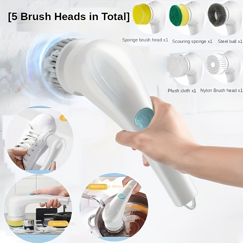 Iagreea Electric Spin Scrubber Power Shower Scrubber With - Temu