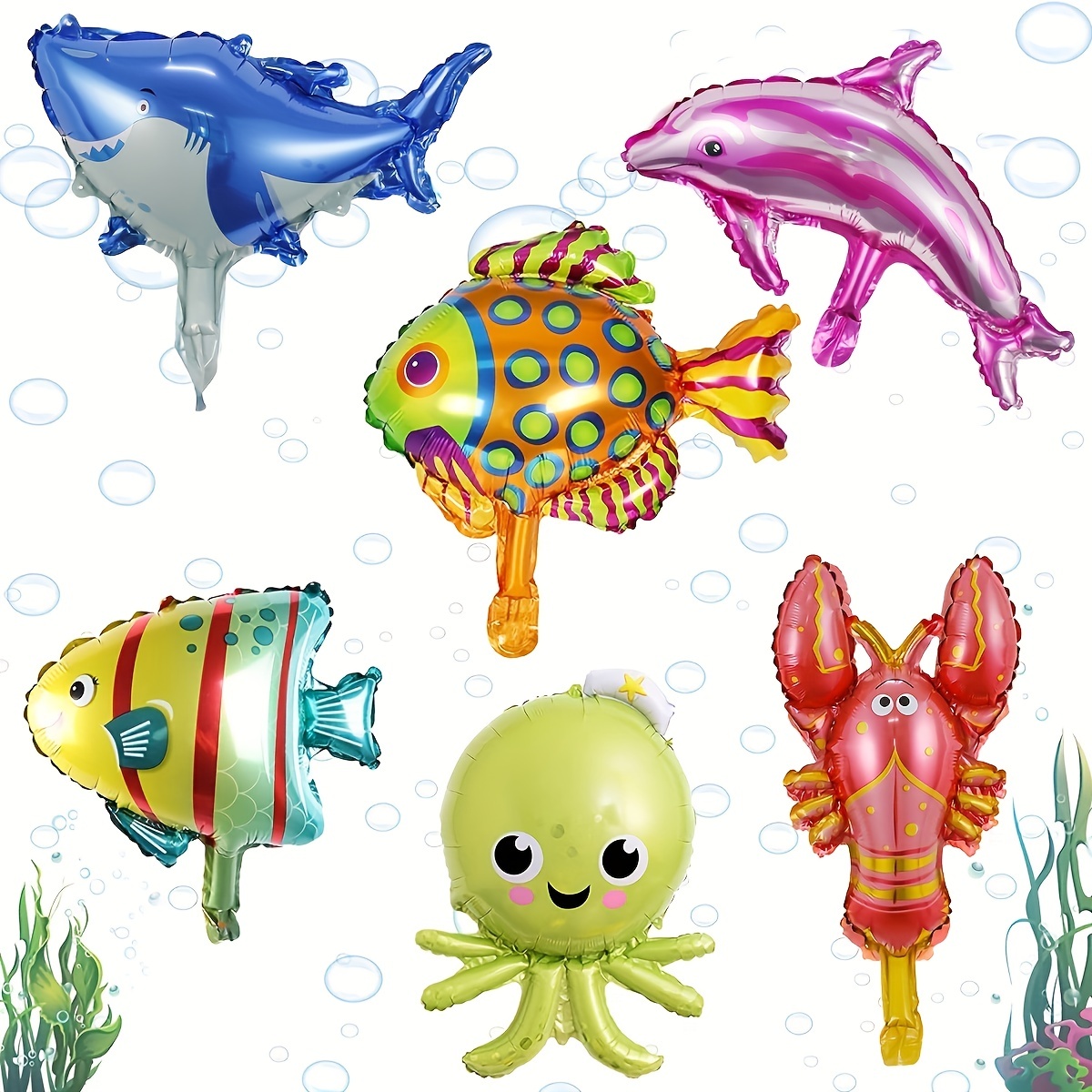 Mini Ocean Animal Balloons Mini Shark Balloons Mini Lobster - Temu