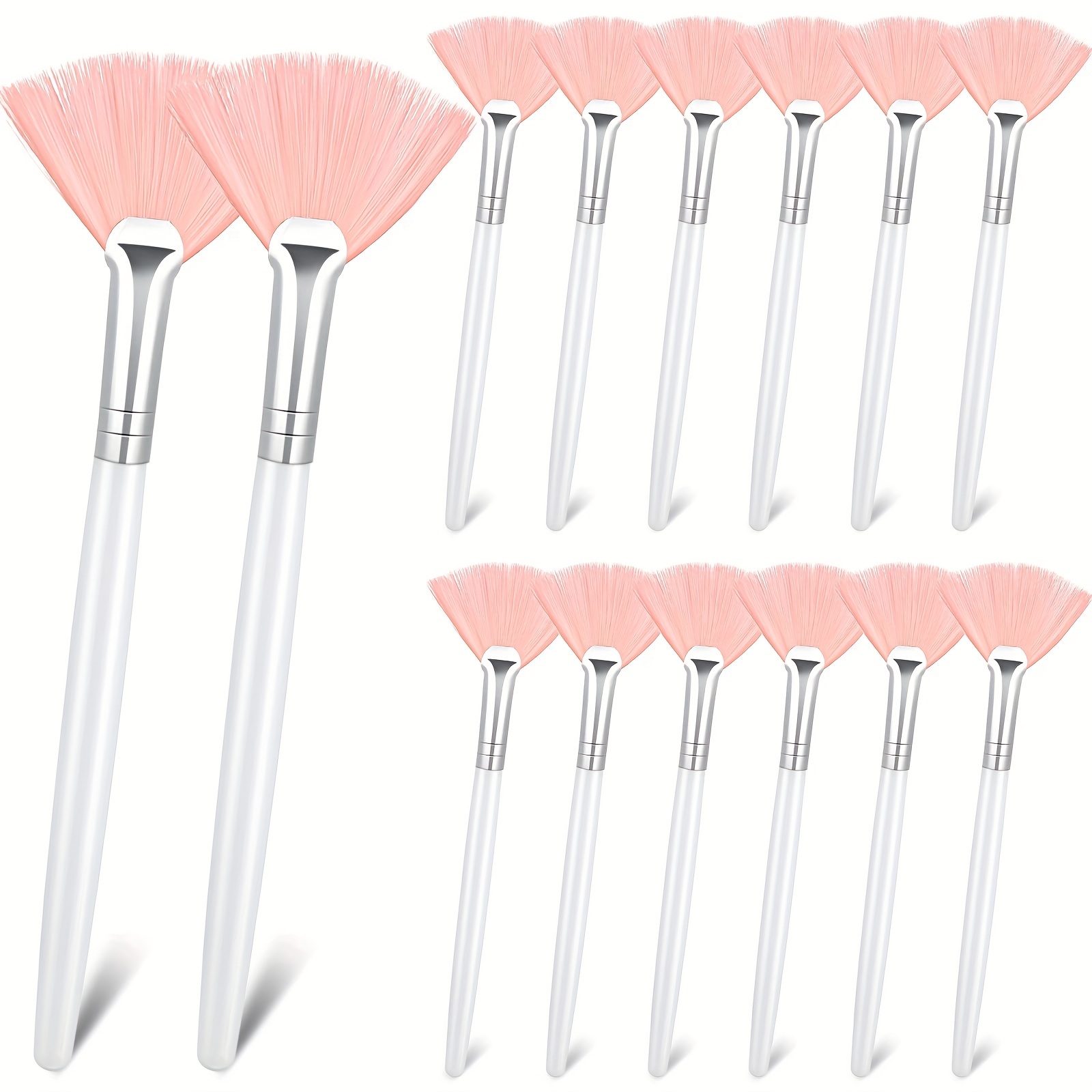 Soft Fan Brushes For Facials Perfect For Peel Masks And - Temu