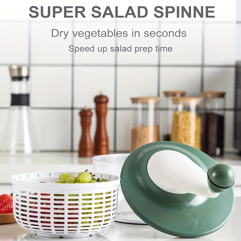 Vegetable salad spinner dryer strainer