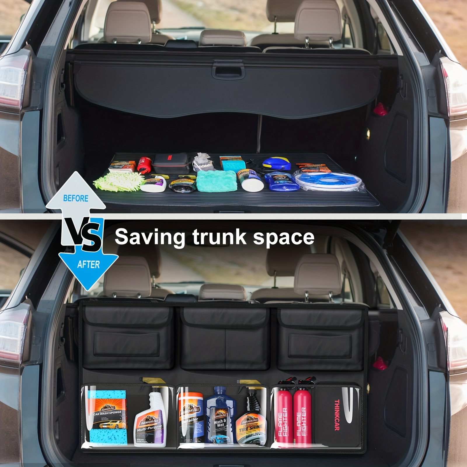 Kofferraum Organizer,Topist Multi-Tasche Kofferraumtasche/Rücksitz Organizer/Auto  Aufbewahrungstasche/Rücksitztasc…