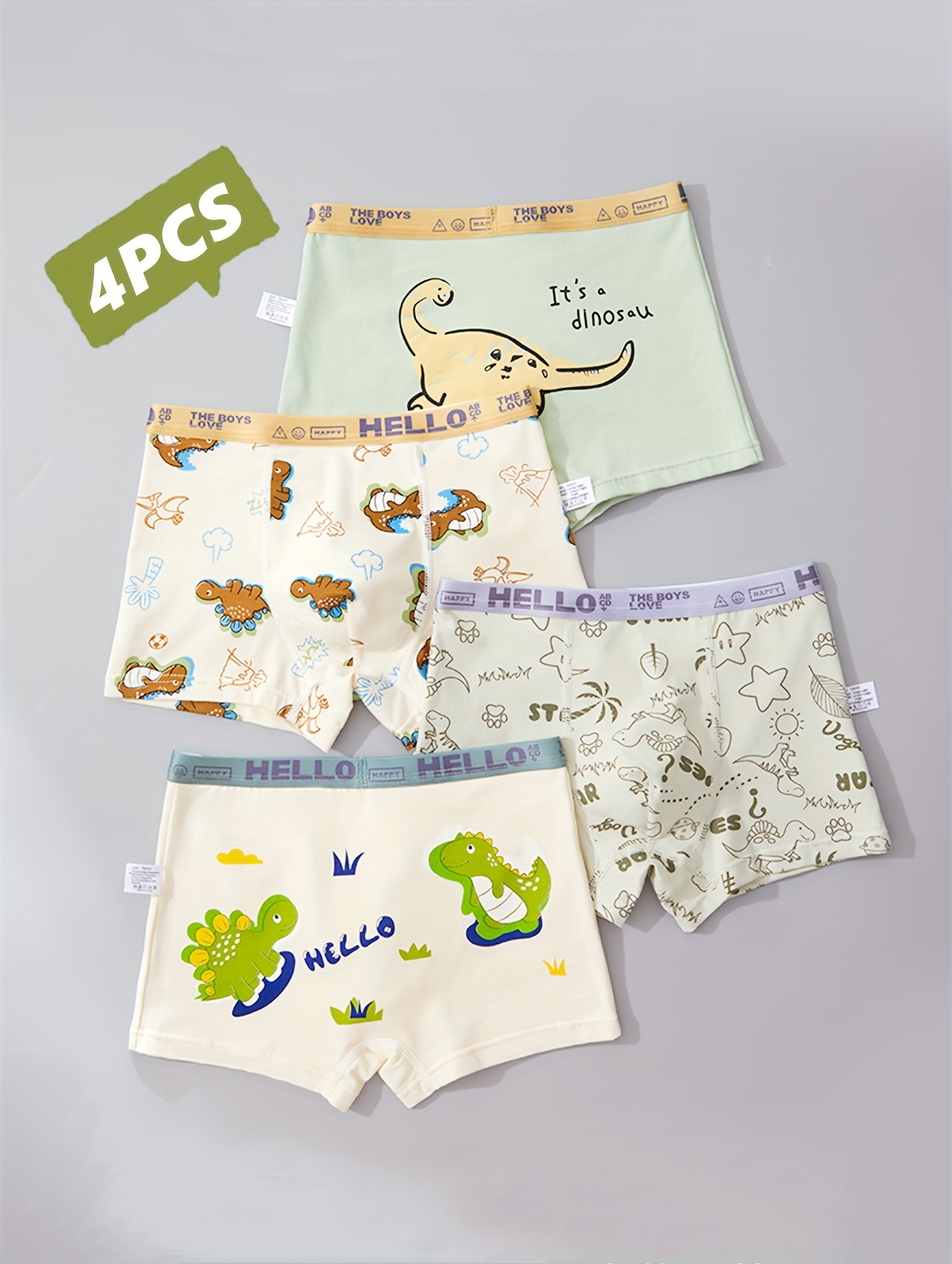 Toddler Boys Underwear Cotton Soft Breathable Cute Random - Temu Philippines