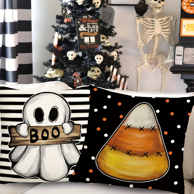 Skull Decor Pillowcase Pillow Covers Skull Goth Decor Witchy 