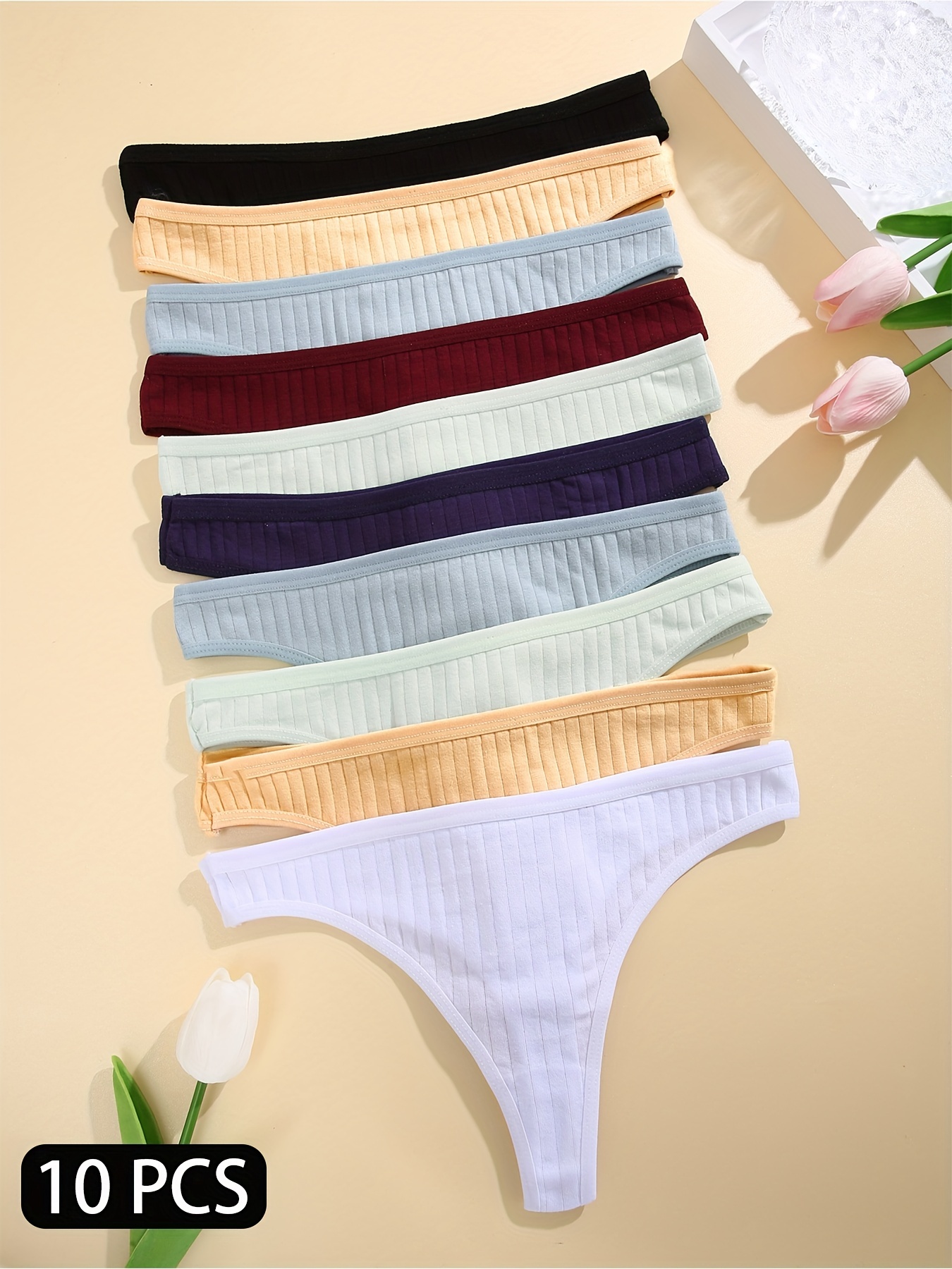 Seamless Thongs Women Low Waist Thong Underwear Women's - Temu Canada