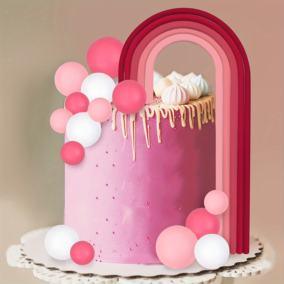 29 adornos para tartas de unicornio, decoración de pastel de arcoíris con  estrellas arco iris, bolas de unicornio, decoraciones de pastel de feliz