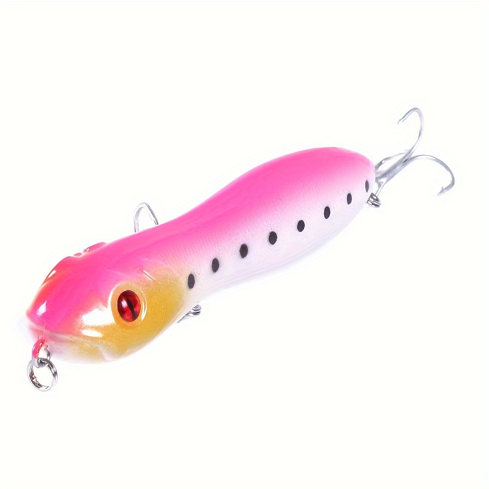 Snake Head Popper Pencil Fishing Lure Floating Wobbler Hard - Temu