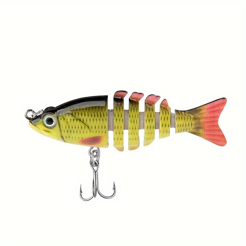 Multi Segments Soft Lures, Multi Jointed Fishing Lure Set Soft Bionic  Fishing Lures, Smallmouth Bass Fishing Lures, Freshwater Saltwater Trout