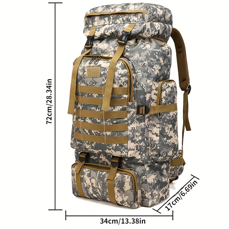 Tactical Backpack Men Women 25l Large Capacity Rucksack Sports Bag Cup  Holder Outdoor Camping Hiking - Sports & Outdoors - Temu Japan