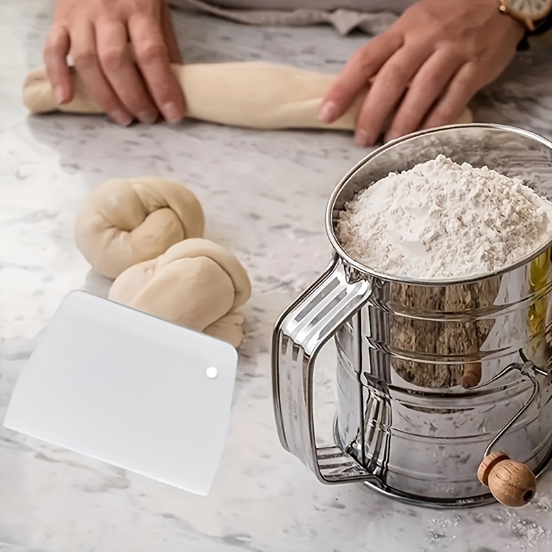 Stainless Steel 3 Cup Flour Sifter Rotary Hand Crank Flour - Temu