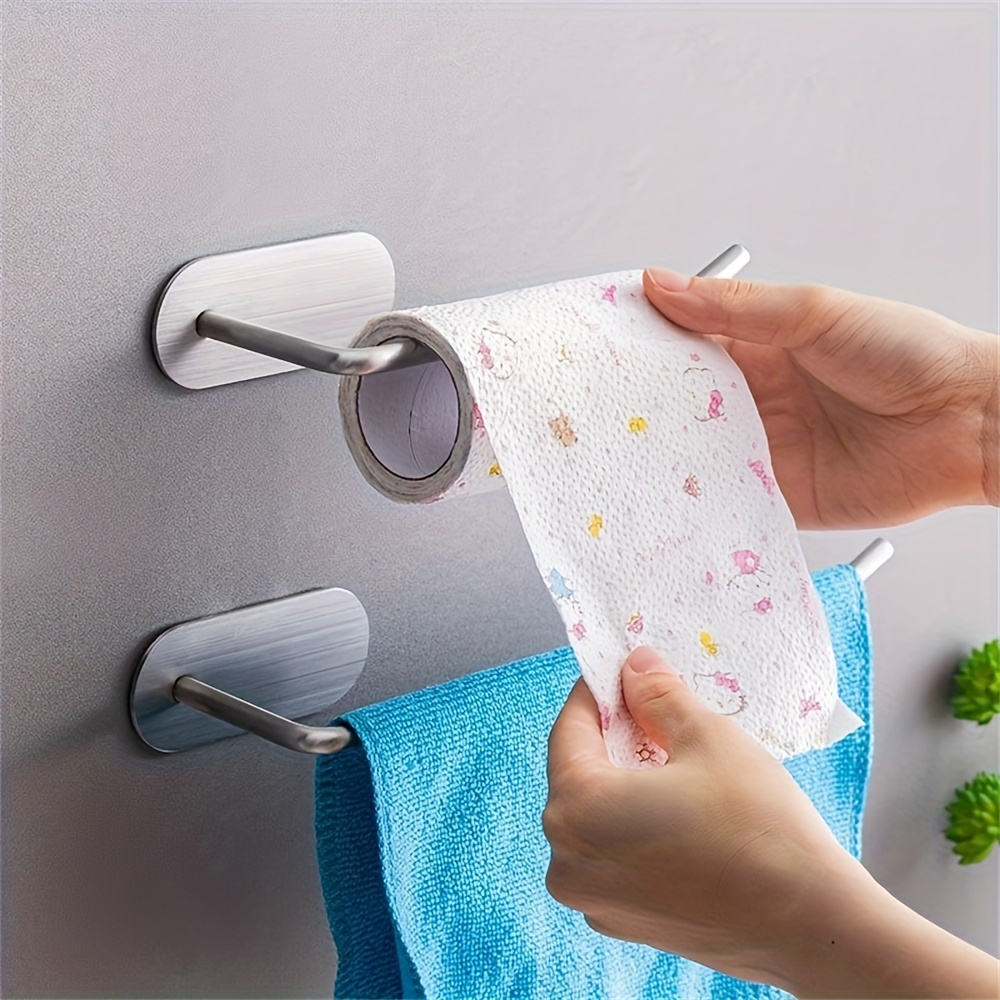 Kitchen Toilet Paper Holder Tissue Holder Hanging Bathroom Toilet Paper  Holder Roll Paper Holder Towel Rack Stand Storage Rack