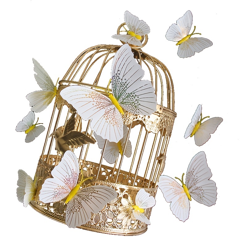 3d Butterfly Decorations Magnetic Adhesive Waterproof Garden