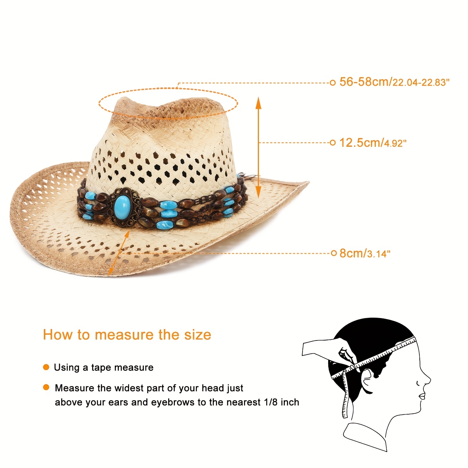 GEMVIE Straw Sun Hat for Men and Women Fedora Hat Straw Panama Hat for
