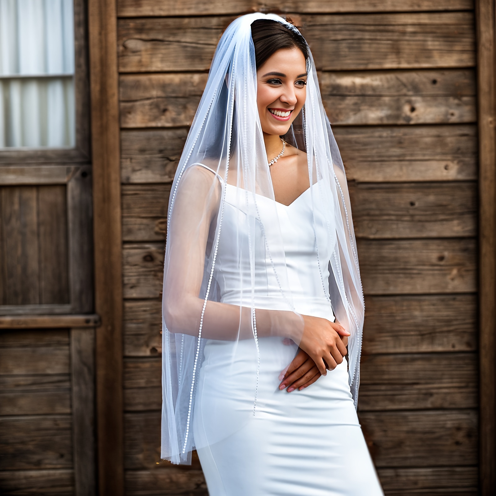 Beautiful bridal hairband  Bridal hair veil, Wedding hair