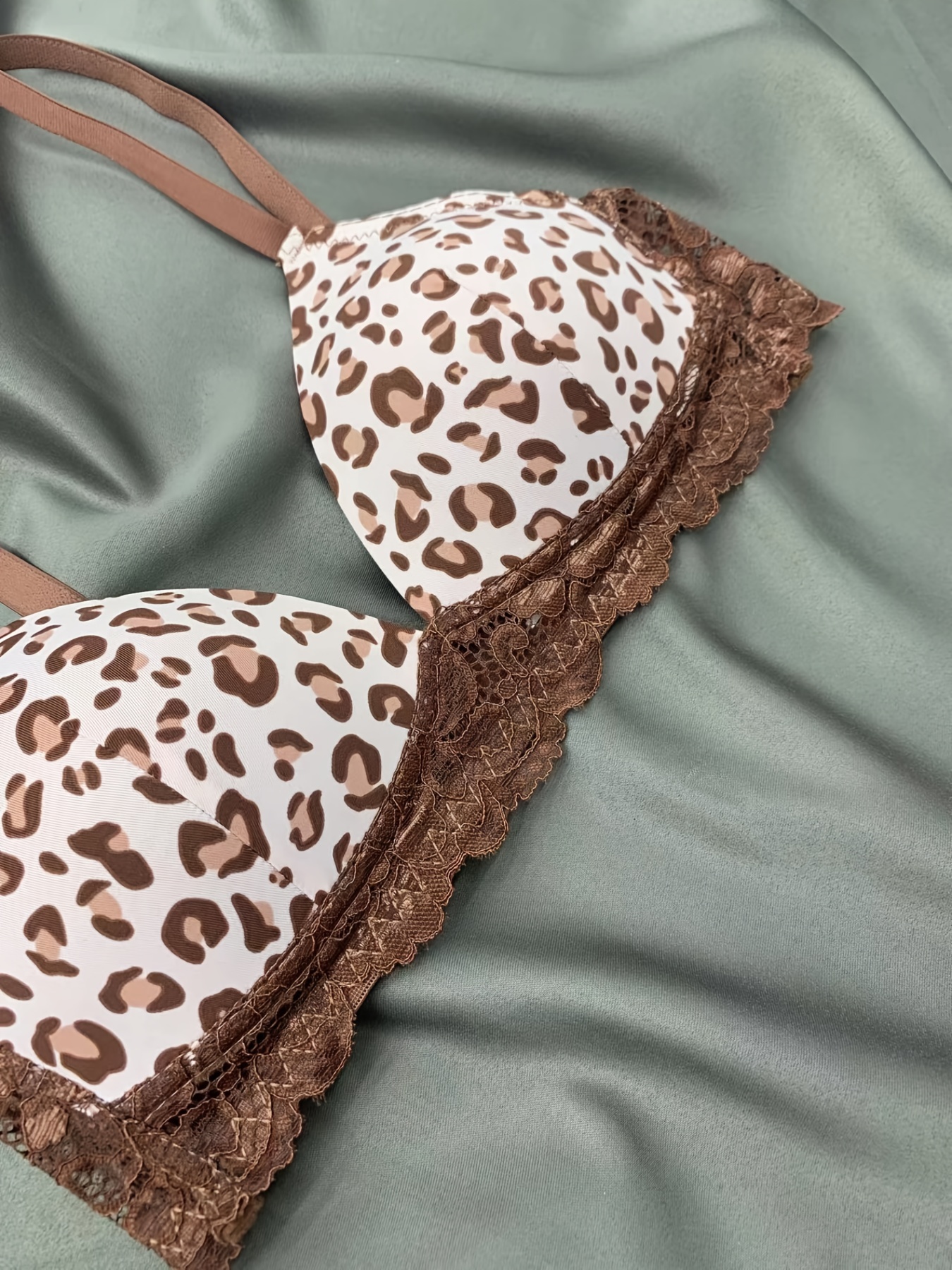 Victoria's Secret, Intimates & Sleepwear, Victorias Secret Pushup Bra  Size 36c Animal Print Leopard Print Satin Padded