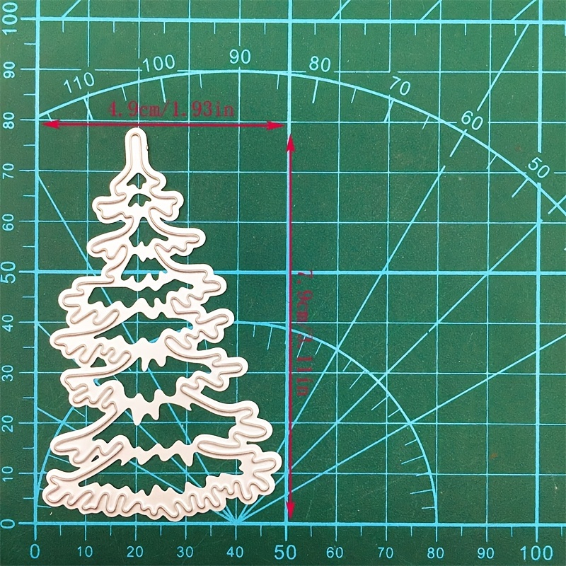 Christmas Tree Stencil Christmas Stencil X Mas Tree Decorated Tree