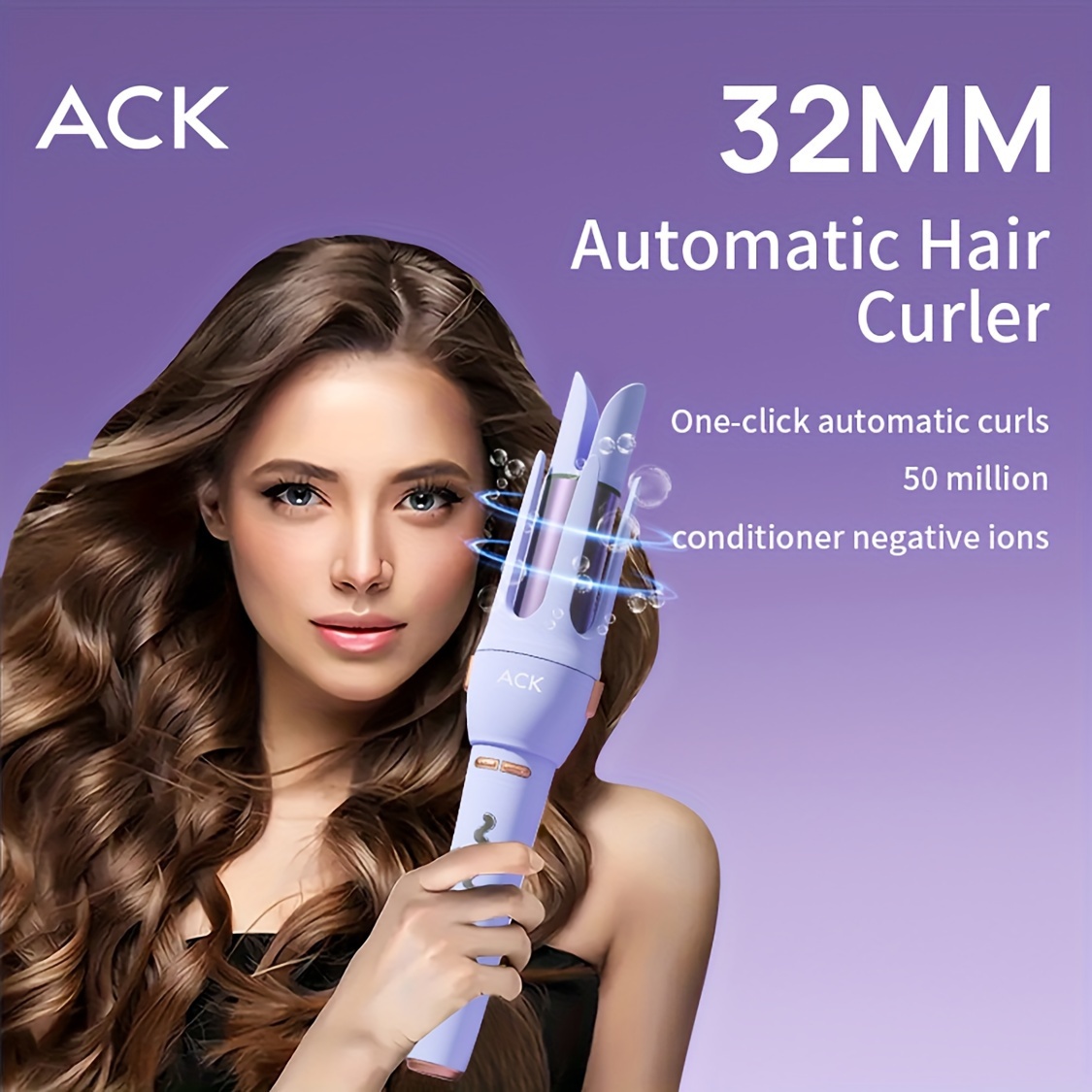 Professional lcd shop automatic hair curler