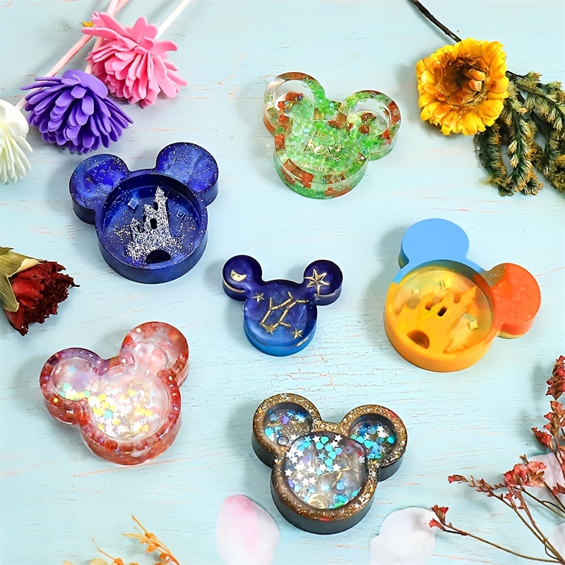 Mickey Mouse Resin Molds, Resin Keychain Mold, Resin Necklace Mold, Mickey Resin  Mold, Kawaii Resin Mold, Resin Mickey Mold, Keychain Mold 