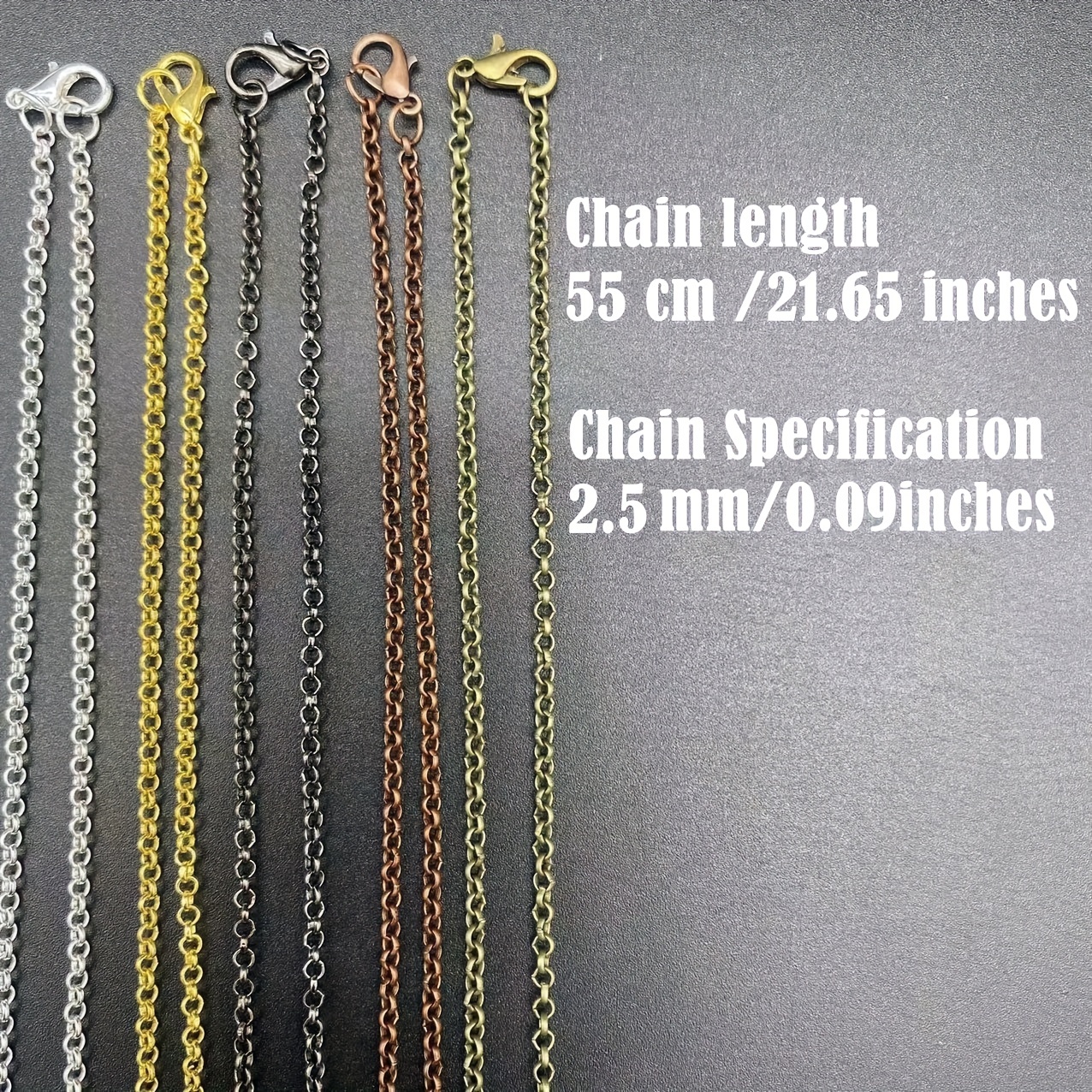 1meter Stainless Steel Cross Charm Beaded Link Chains For Jewelry Making  DIY Necklace Bracelet, Colorfast Golden Diy Chain Material