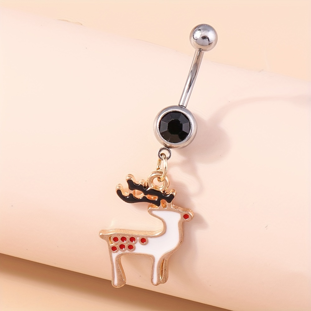 Deer belly deals button rings