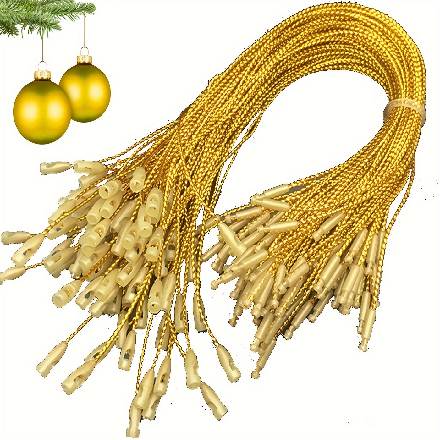 Christmas Decorations Hanger Rope Pre Cut Metal Ribbon For - Temu