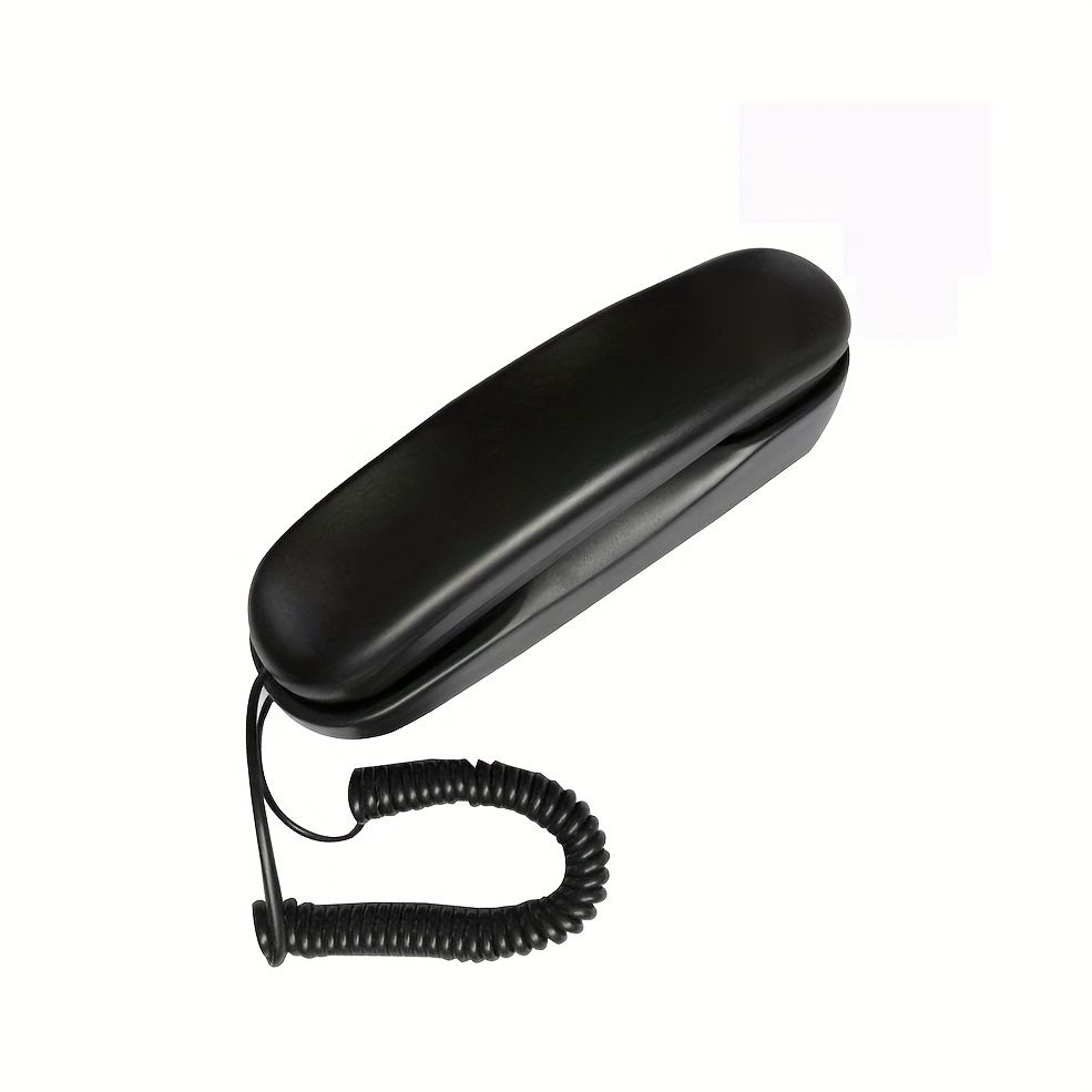  KSSMZ Teléfonos fijos negros con cable para el hogar Estilo  antiguo Teléfono antiguo Teléfono Dial Teléfono con Multifunción Teléfono  Fijo Mini Teléfono : Productos de Oficina