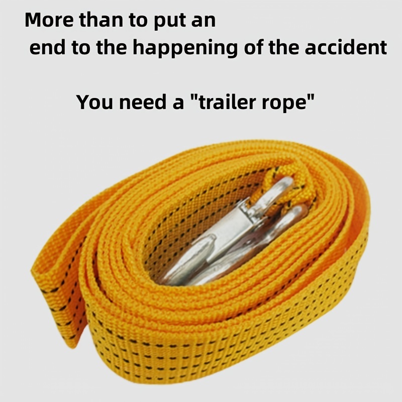 Car Trailer Rope Hooks Tow Rope 3t Load Bearing Wearproof - Temu Canada