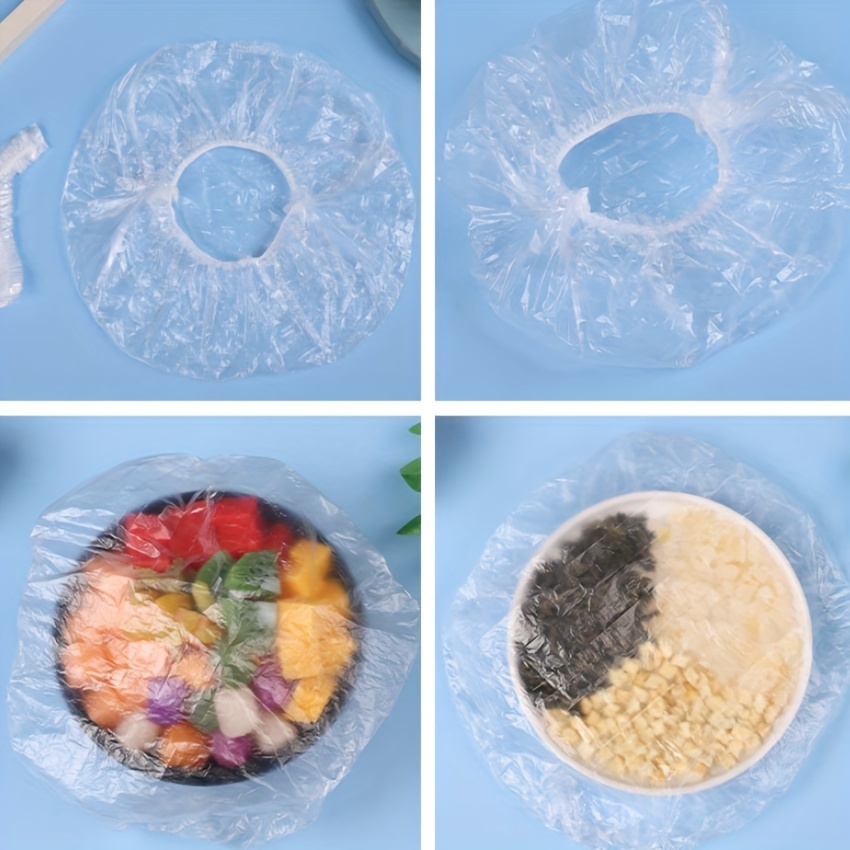 Bag Disposable Food Cover Kitchen Refrigerator Fruit Food Protection  Dustproof Bowls Cups Bag,plastic Elastic Bowl Covers Reusable, Plastic Food  Covers With Elastic Food Storage Covers Bowl Covers For Leftover, Family  Outdoor Picnic 
