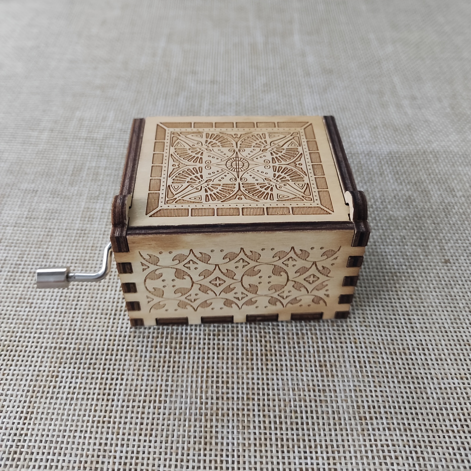 Sinzyo Caja musical con mecanismo tallado de madera vintage caja de música  de cuerda para regalo para Navidad caja de música Merry Go Round of Life –  Yaxa Costa Rica