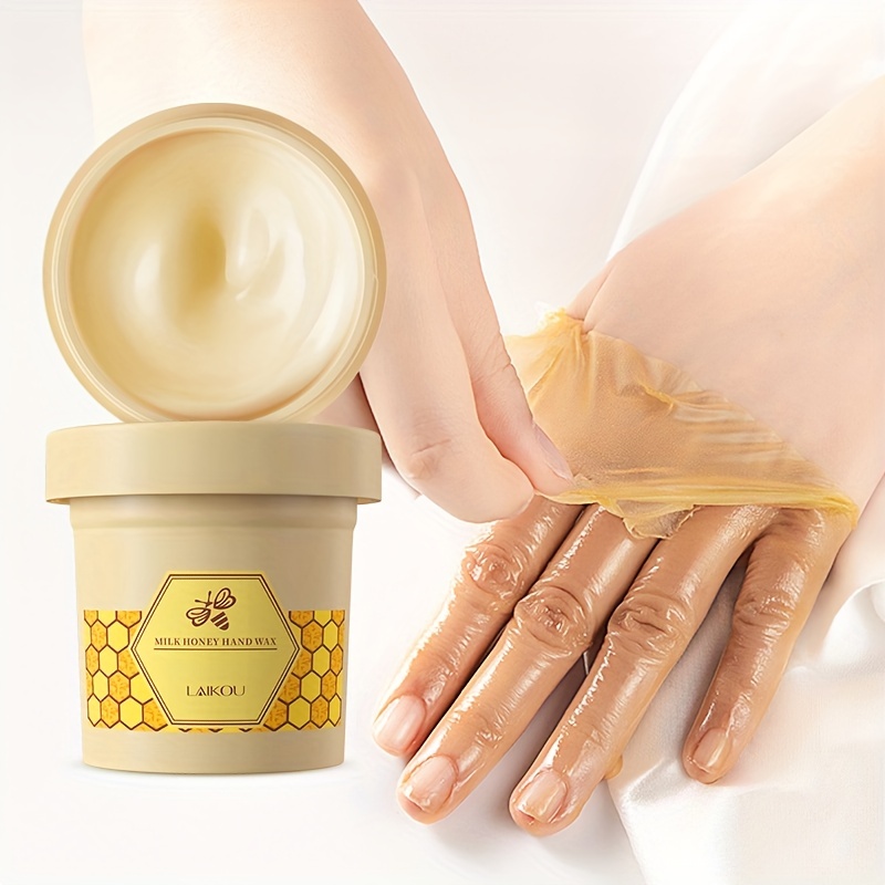 

1/2pcs Milk Honey Hand Wax, Peeling Hand Mask, Nourishing And Revitalize Your Hands, Hand Care Products