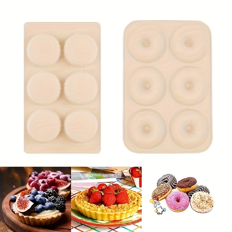 SILICONE DOUGHNUT MOLD DONUT CHOCOLATE MUFFIN BAKING MOULD KITCHEN CAKE ICE  TRAY