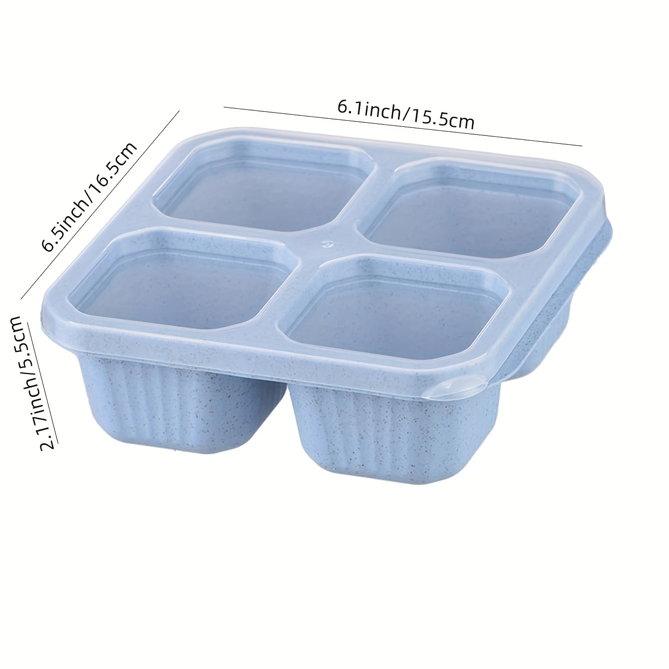 Polypropylene Bento Box Lunch Box Meal Prep Containers Reusable  4-compartment Plastic Divided Food Storage Container Boxes For Kids Adults  - Temu