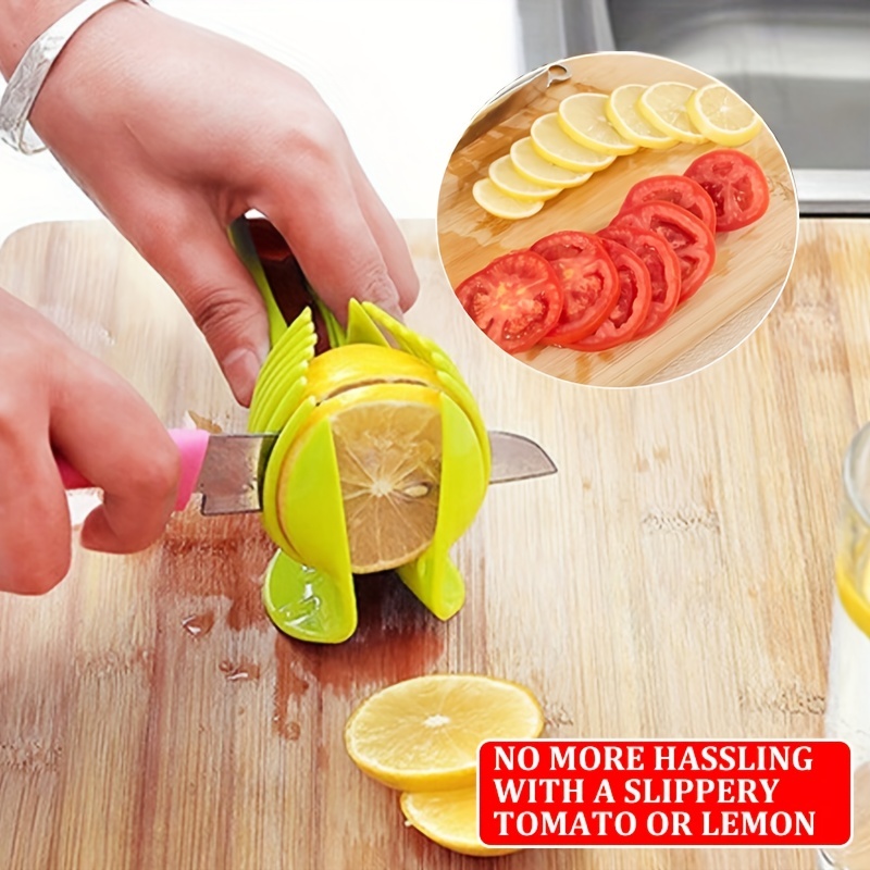 Best Utensils Onion Holder Slicer Vegetable Tools Slicing Guide Vegetable  Tomato Lemon Meat Holder Slicer Tools Cutter