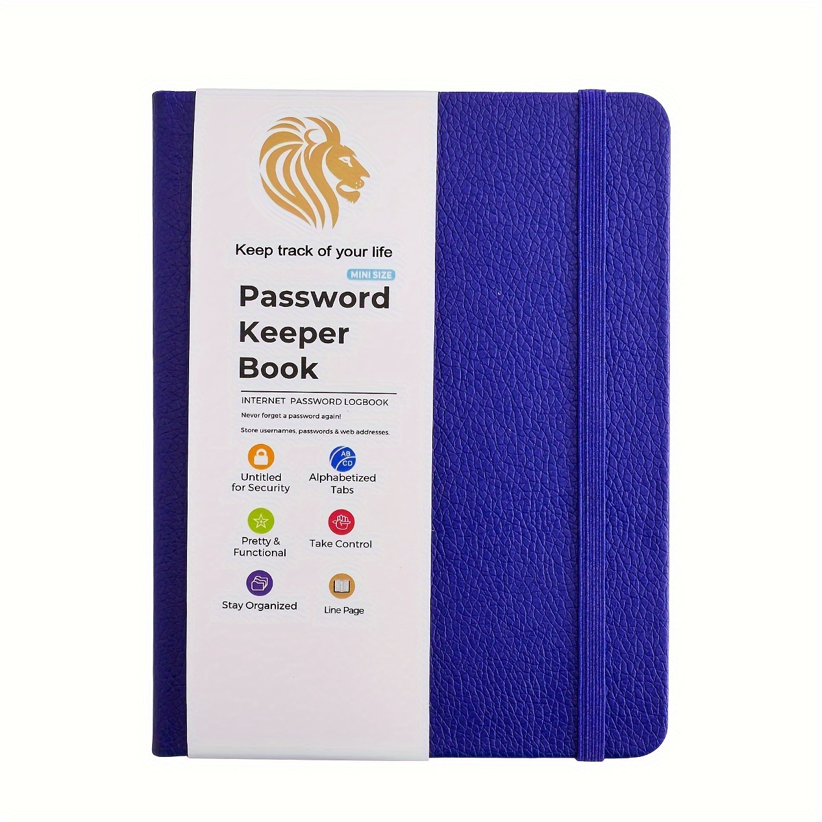 Password Keeper Book Alphabetical Tabs Medium Size Password - Temu United  Kingdom