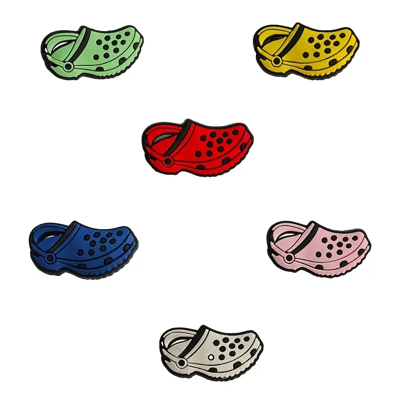 6pcs Clog-Shape Pattern Shoe Charms Para Clogs Bubble Slides Sandals, PVC  Shoe Decorations Accessories Para Christmas Birthday Gift Party Favors -  Temu Portugal
