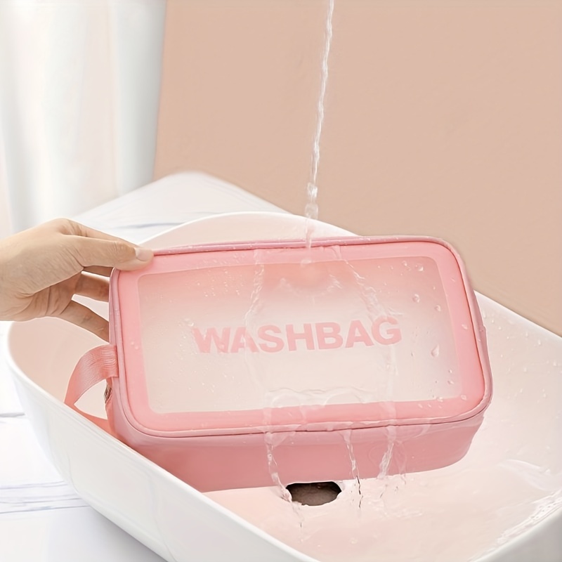 Makeup Zipper Bag Waterproof Cosmetic Bag Toiletry Wash Bag