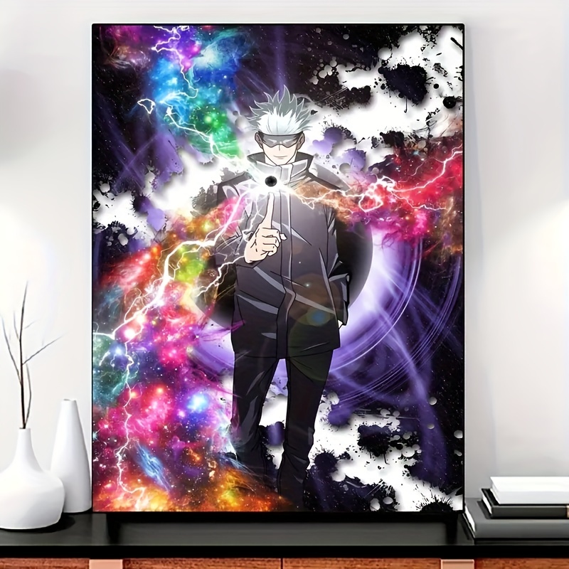 Poster Naruto Itachi sur toile - Art mural imprimé - Pour chambre de garçon  - Décoration d'intérieur