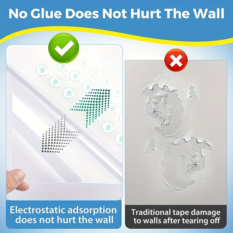 Transparent Kitchen Oil-proof Waterproof Anti-fouling Sticker Wall Sticker  Electrostatic Adsorption Furniture Protective Film