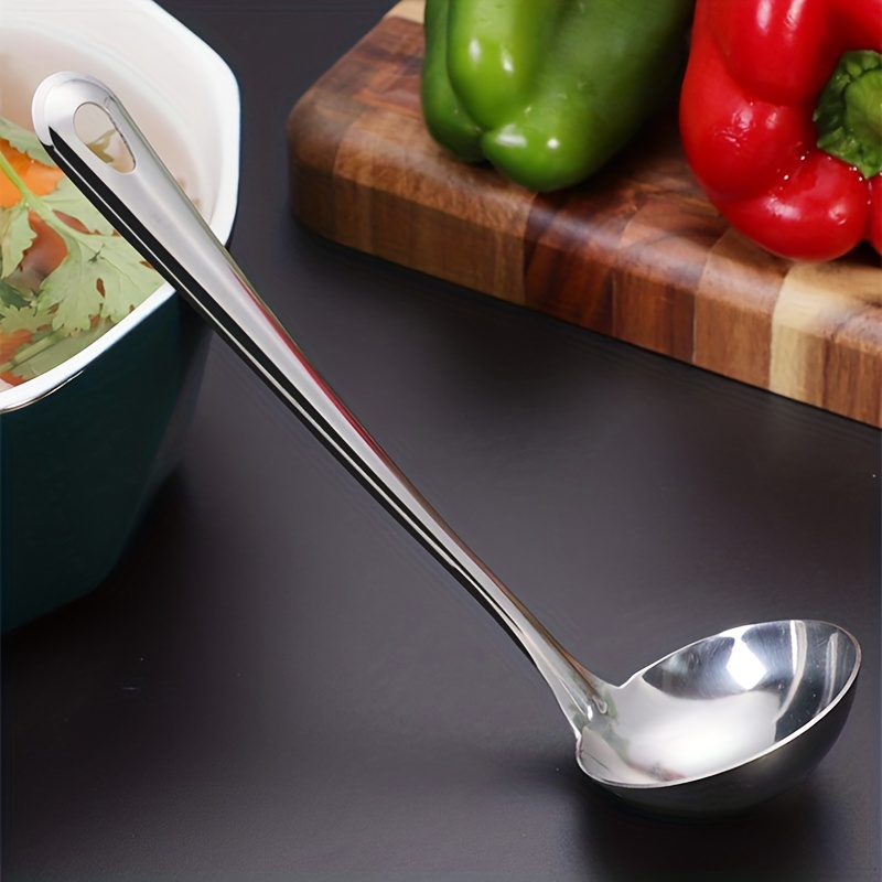 Slotted Spoon, Stainless Steel Kitchen Skimmer Ladle, Long Handle  Anti-scalding Hot Pot Filter Spoon, Multipurpose Frying Strainer, Pasta  Noodle Dumpling Strainer Spoon, Kitchen Utensils, Kitchen Supplies, Back To  School Supplies - Temu